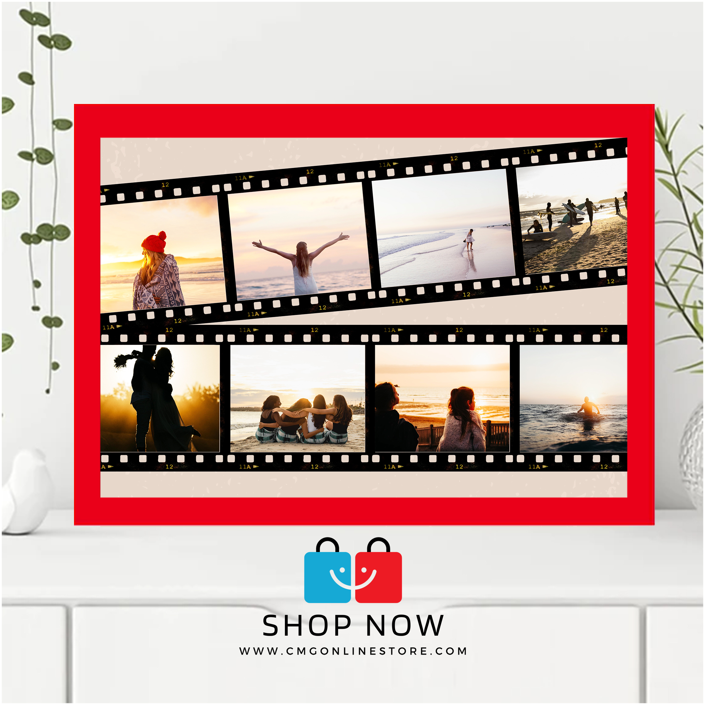 Photo Reel Frame (Retro Film Frame) – CMG – 33*24 in cms, A4 size – Gifting  Store